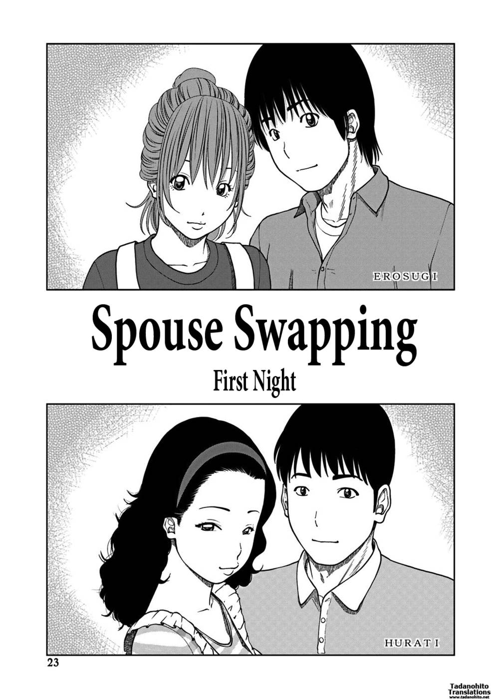 Hentai Manga Comic-33 Year Old Unsatisfied Wife-Chapter 2-Spouse Swapping-First Night-1
